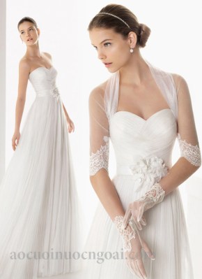 ao cuoi chu a co tim tung don gian