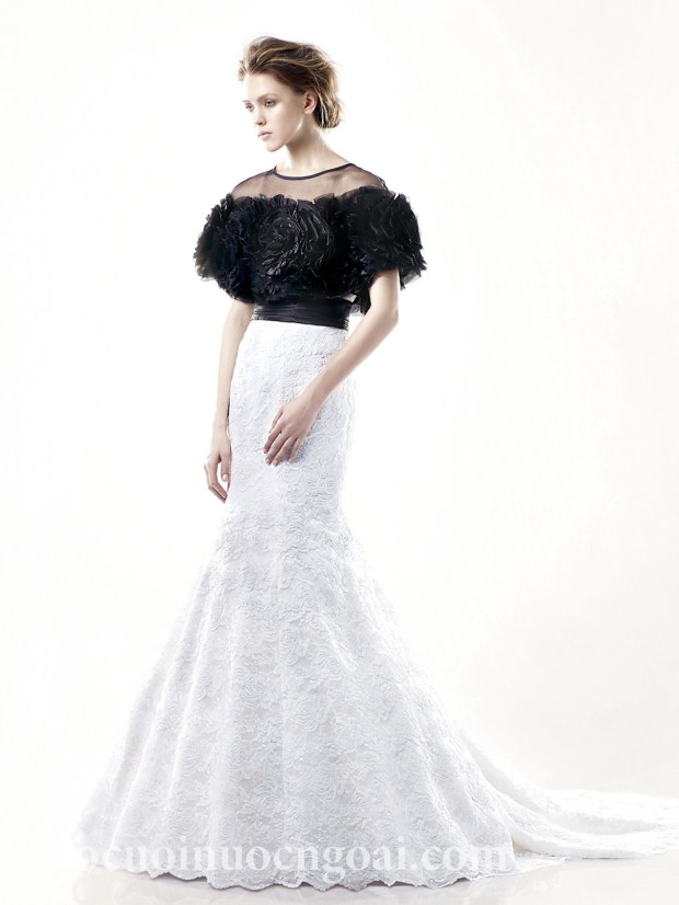 ao cuoi duoi ca kieu dang la mat sang trong