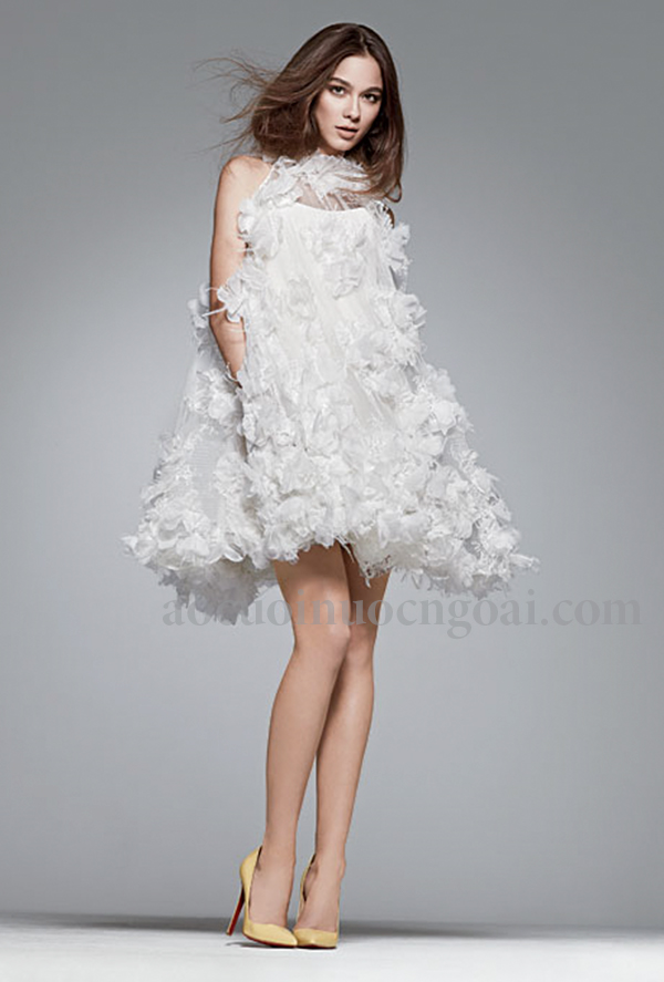 ao cuoi ngan dang a co cao pha cach