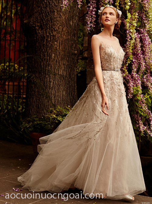 ao cuoi chu a dap ren tinh te nu tinh