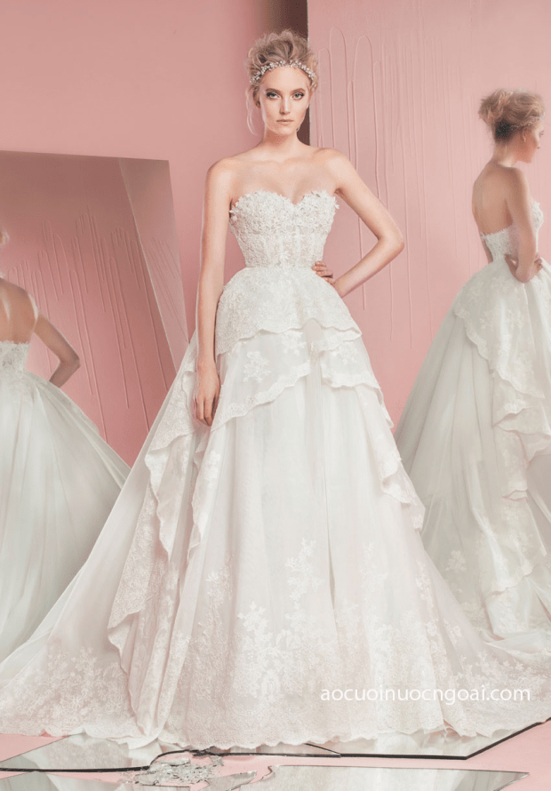 ao cuoi cong chua cup nguc xep tang long lay 