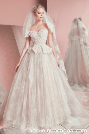 ao cuoi cong chua co thuyen ket ren noi 3d long lay