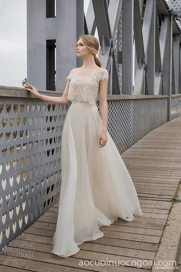 ao cuoi chu a phoi ren nhe nhang nu tinh 