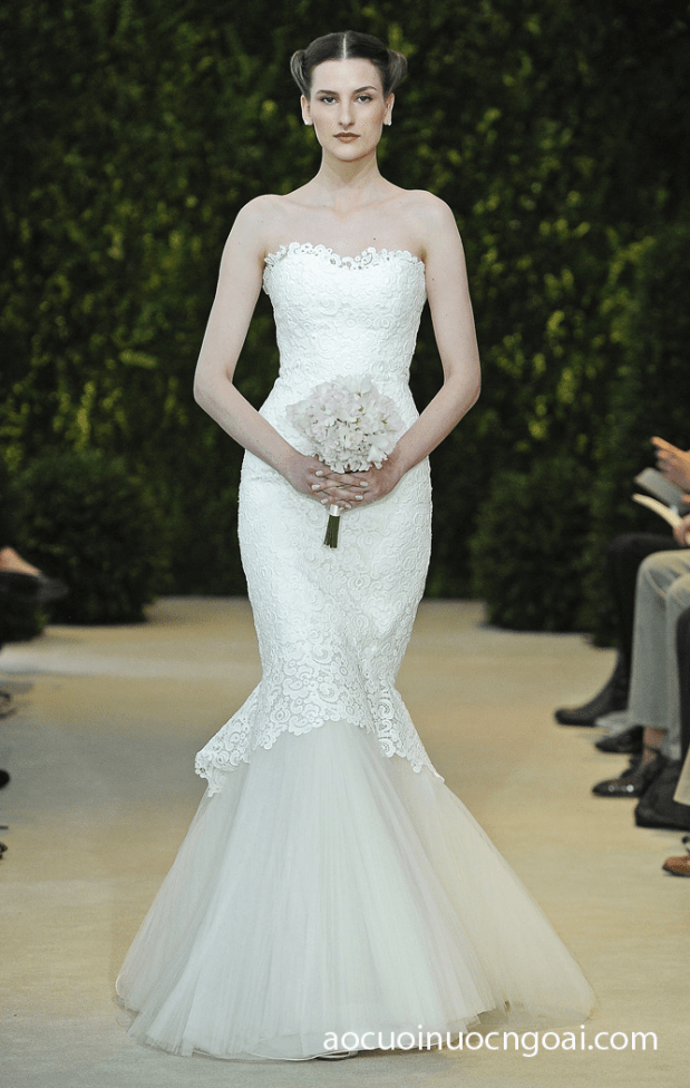 ao cuoi duoi ca dap ren dep long lay 