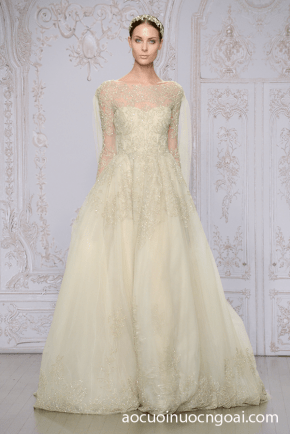 ao cuoi chu aco thuyen tay ngan mau vang nhat bat mat noi bat