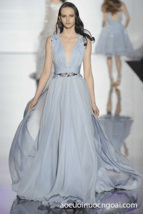 ao cuoi da hoi mem mai mau xanh mat lanh