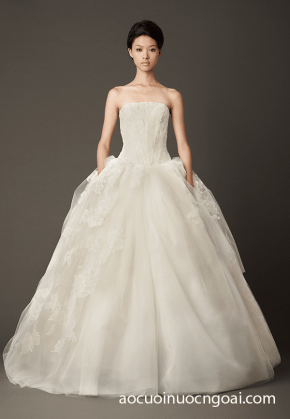 ao cuoi tung xoe cong chua phu ren dep long lay