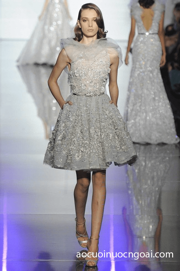 ao cuoi ngan dap ren anh bac 