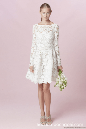 ao cuoi ngan tay dai co thuyen