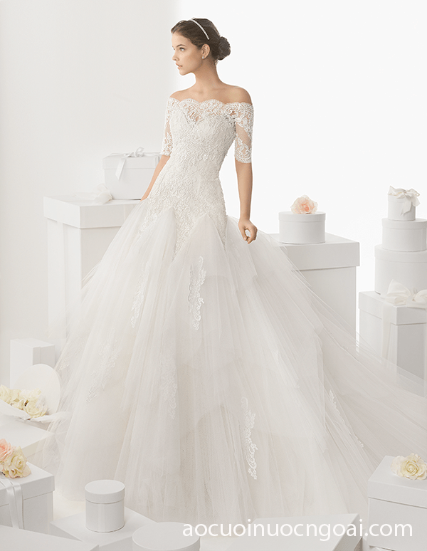 ao cuoi tung xoe long lay co thuyen tay lung 