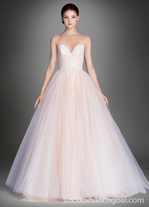 ao cuoi chu a mau hong cup nguc