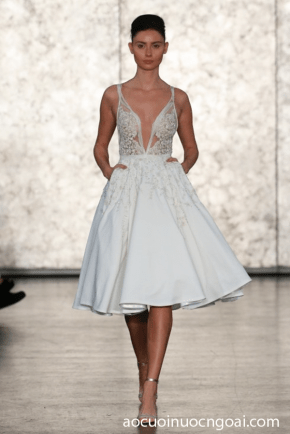 ao cuoi ngan co v dap ren