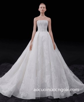 ao cuoi chu a cup nguc tung gia 2 trong 1