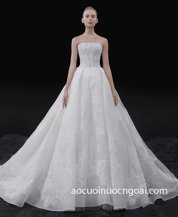 ao cuoi chu a cup nguc tung gia 2 trong 1