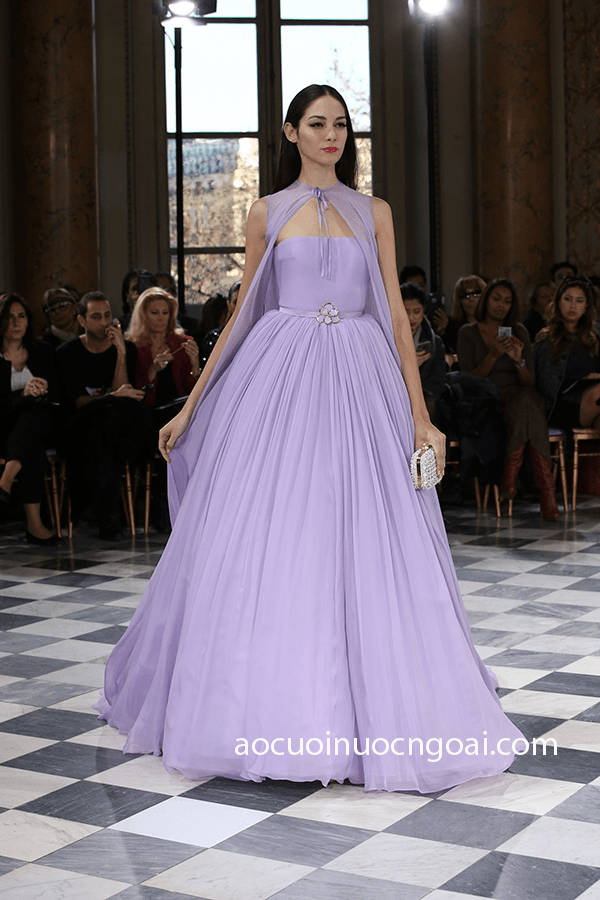 ao cuoi chu a mau tim nhat dep va sang trong