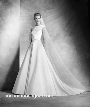 ao cuoi xoe don gian sang trong