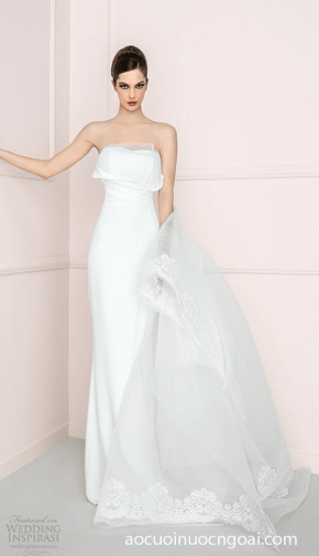 ao cuoi cup nguc duoi ca don gian co duoi roi