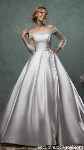 ao cuoi co thuyen don gian goi cam