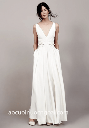 áo cưới nhẹ nhàng đơn giản