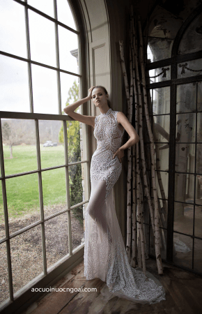 ao cuoi duoi ca dap ren chan xuyen thau sexy goi cam