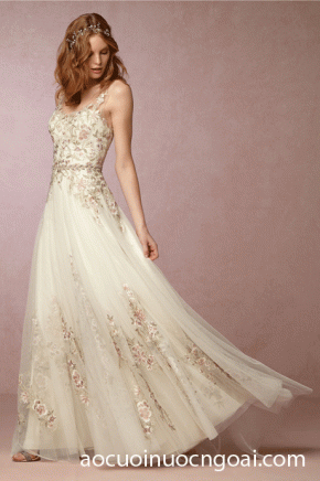 ao cuoi chu a theu hoa tinh xao