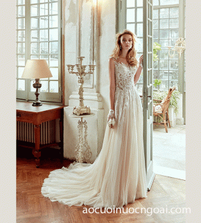 ao cuoi chu a co v dap ren thanh nha