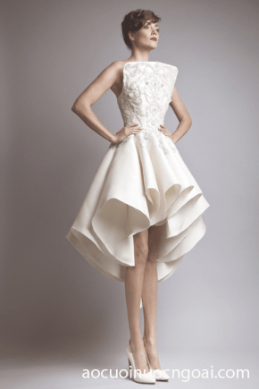 ao cuoi ngan sang trong an tuong