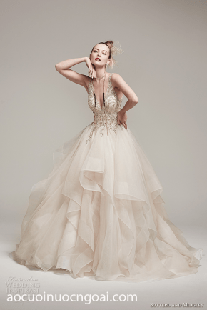 ao cuoi cong chua cup nguc xep tang cup tim dinh ren phan than