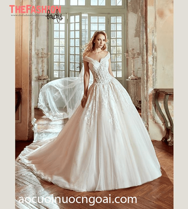 ao cuoi cong chua tre vai dinh hoa ren dep mat 