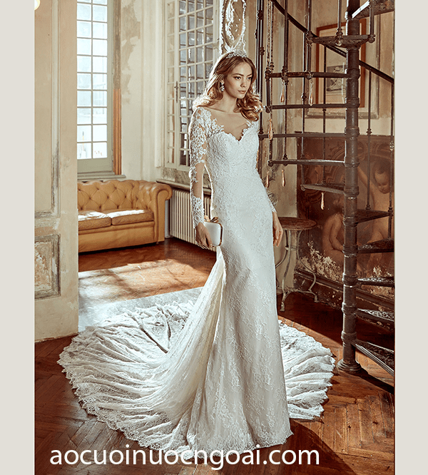 ao cuoi duoi ca tay dai duoi dai dap ren long lay