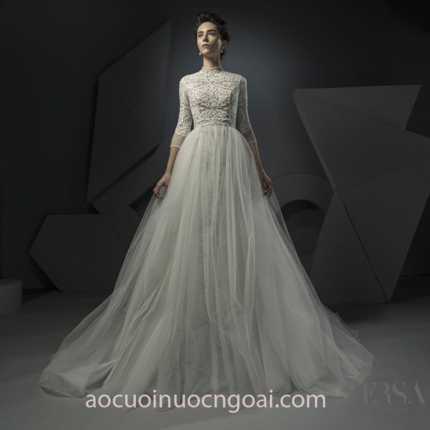 ao cuoi nuoc ngoai Ersa Atelier Spring 2018 Wedding Dresses 130-faith may ao cuoi dep meera meera bridal
