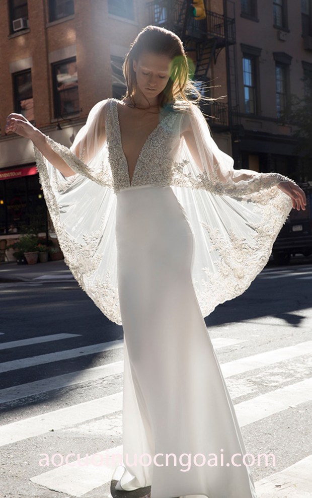 ao cuoi nuoc ngoai Dany Mizrachi SS17-03 ao cuoi cape may ao cuoi dep tp hcm meera meera bridal