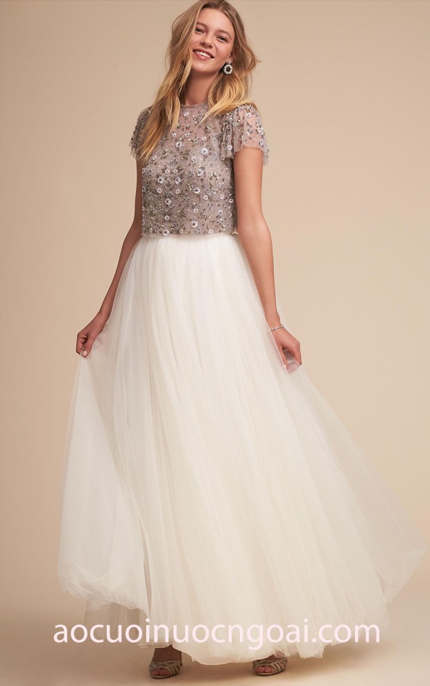 ao cuoi 2018 pha cach BHLDN Bridal SS18 Comet Top may ao cuoi dep tp hcm meera meera fashion concept