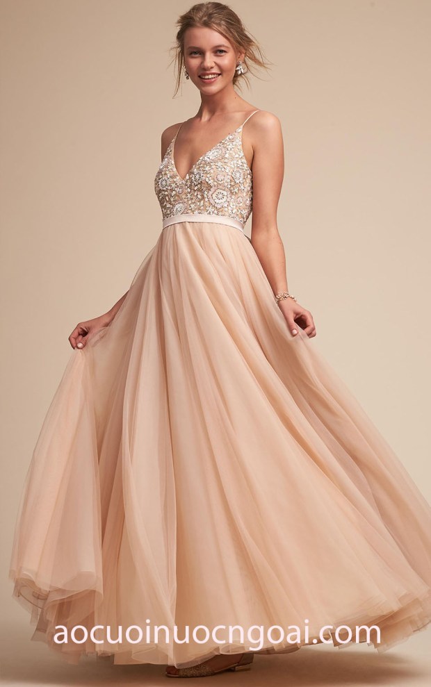 ao cuoi dep 2018 BHLDN Bridal SS18 Benson Gown may ao cuoi dep sai gon meera meera fashion concept