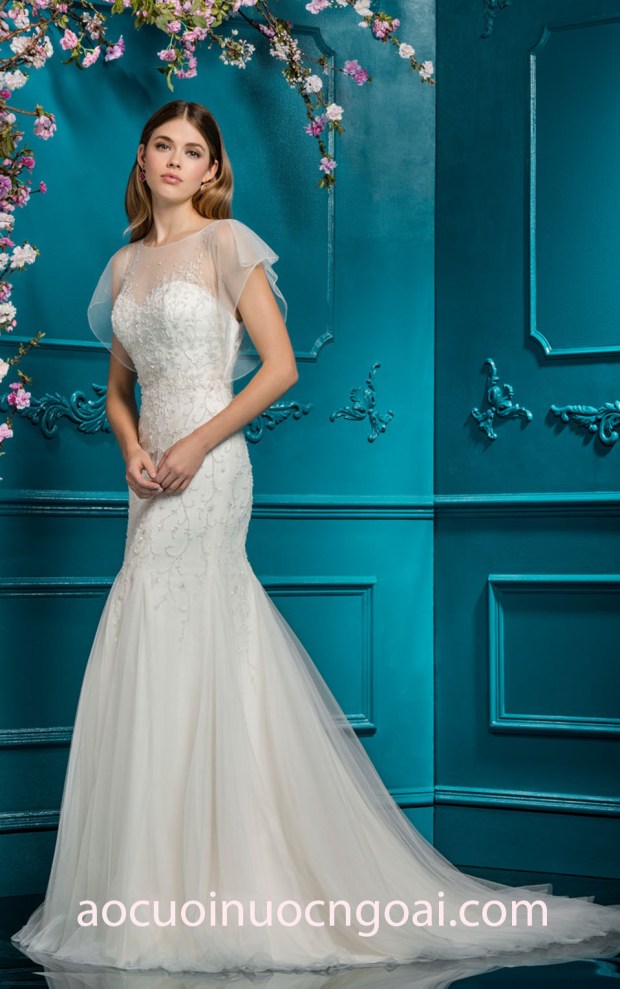 ao cuoi nuoc ngoai duoi ca Ellis Bridals 2018 -18083 may ao cuoi duoi ca dep sai gon meera meera fashion concept