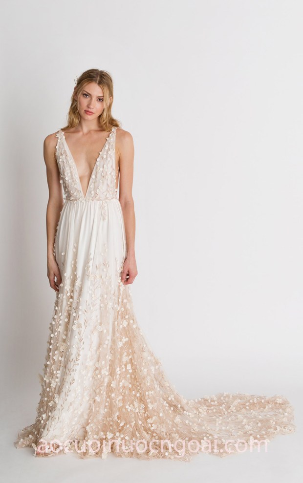 ao cuoi da tiec Alexandra Grecco 2018 Iris Gown - Floral dia chi may ao cuoi dep sai gon ao cuoi meera meera fashion concept
