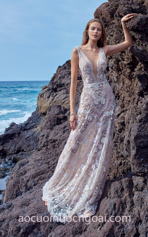 ao cuoi xuyen thau sexy ao cuoi bien Galia Lahav 2018 No5 GALA-1006 dia chi may ao cuoi dep sai gon ao cuoi meera meera fashion concept