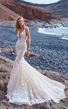 May áo cưới đẹp Sài Gòn áo cưới dạ tiệc đính đá tay dài địa chỉ may váy cưới đẹp TP HCM áo cưới Meera Meera Fashion Concept