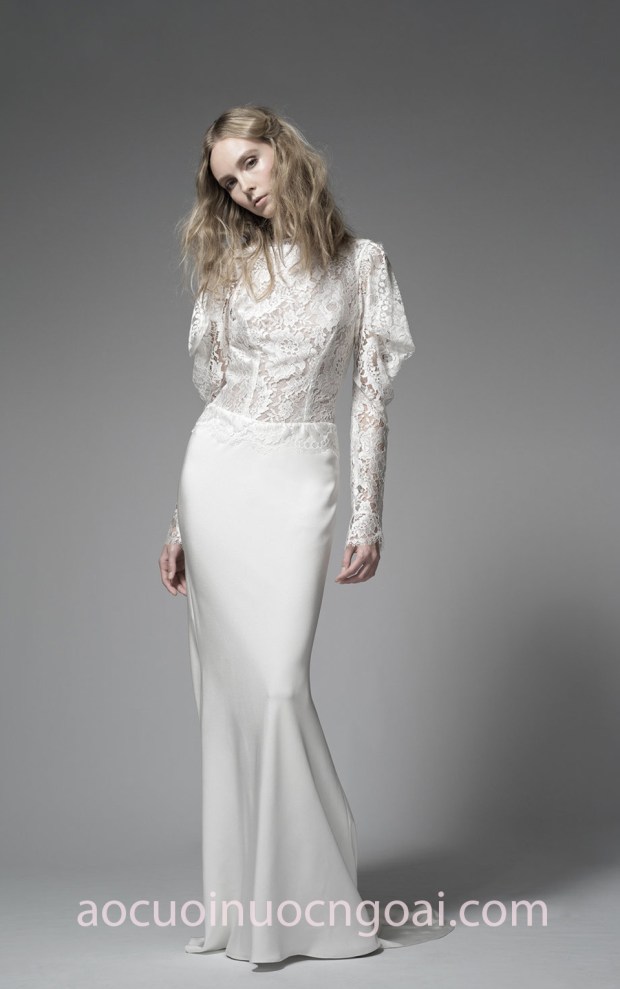 ao cuoi duoi ca ren Elizabeth Fillmore Fall 2018 Elodie may ao cuoi duoi ca dep sai gon ao cuoi cao cap meera meera fashion concept