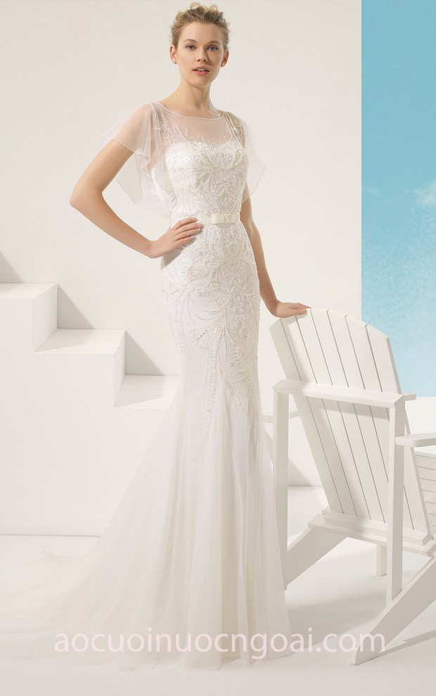 áO CƯỚI cánh tiên đuôi cá Rosa Clara địa chỉ may áo cưới đẹp TP HCM Sài Gòn xưởng may váy cưới cao cấp Meera Meera Fashion Concept