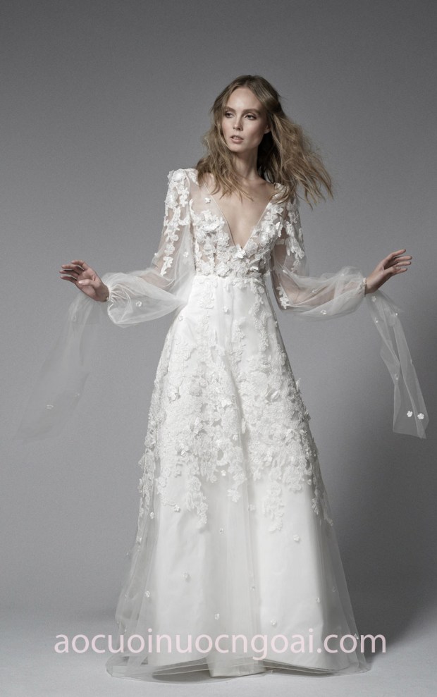 ao cuoi Elizabeth Fillmore Fall 2018 Cecily_4 dia chi may ao cuoi dep tp hcm xuong may ao cuoi cao cap meera meera fashion concept