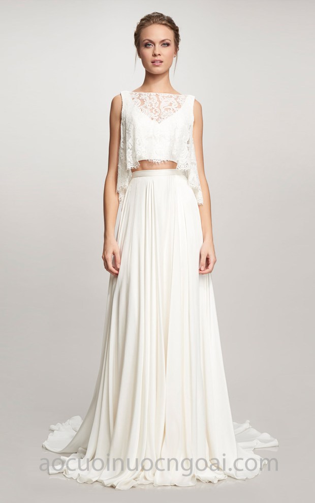 may áo cưới đẹp tp hcm sài gòn váy cưới ren crop top Theia Bridal 2018 Poppy áo cưới meera meera fashion concept