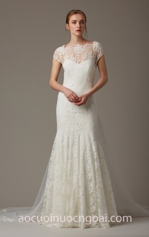 may áo cưới đẹp tp hcm váy cưới đuôi cá thêu ren Lela Rose BRIDAl xưởng may váy cưới cao cấp meera meera fashion concept
