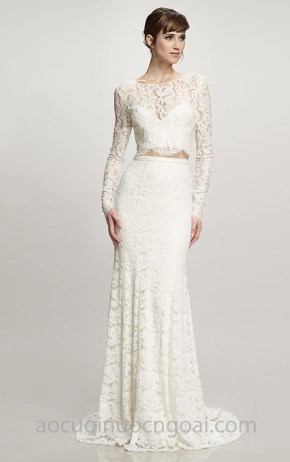 may áo cưới đẹp tp hcm váy cưới crop top tay dài Theia Bridal 2018 Ada áo cưới meera meera fashion concept