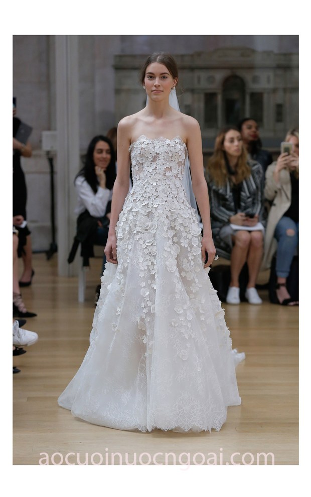 may áo cưới đẹp 2018 áo cưới cúp ngực Oscar de la renta BRIDAL 2018 địa chỉ may váy cưới đẹp sài gòn xưởng may áo cưới meera meera fashion concept