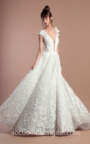 may áo cưới đẹp sài gòn váy cưới công chúa Tony Ward Bridal 2018 Amelia xưởng may áo cưới cao cấp meera meera fashion concept