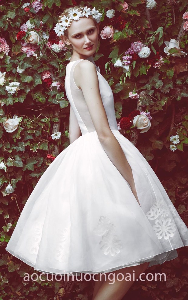 áo cưới ngắn tùng xoè Honor Bridal 2018 Leith xưởng may áo cưới đẹp tp hcm meera meera fashion concept