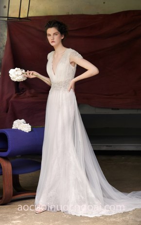 váy cưới dạ tiệc đuôi cá đẹp 2018 Lusan Mandongus 2018 may áo cưới tp hcm meera meera fashion concept