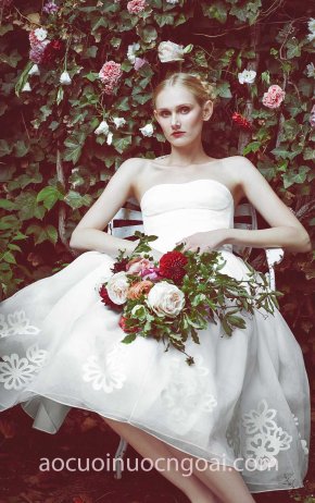 váy cưới ngắn đính ren Honor Bridal 2018 Zoe xưởng may áo cưới đẹp tp hcm meera meera fashion concept