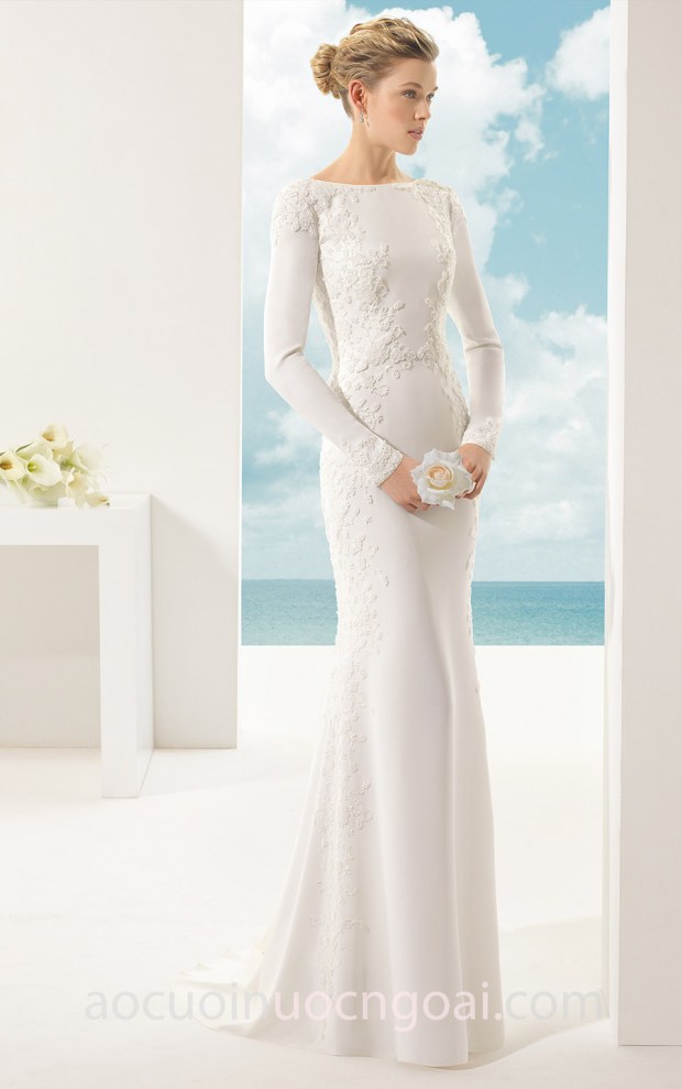 may váy cưới đẹp tp hcm áo cưới đuôi cá đính đá Rosa Clara VENUS_SOFT xưởng may áo cưới cao cấp meera meera fashion concept